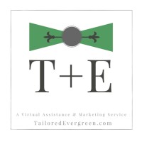 Tailored + Evergreen logo, Tailored + Evergreen contact details