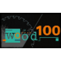 WOOD100 logo, WOOD100 contact details