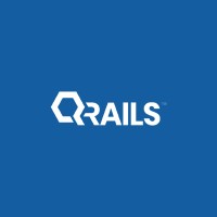 QRails logo, QRails contact details