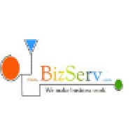 BizServ logo, BizServ contact details