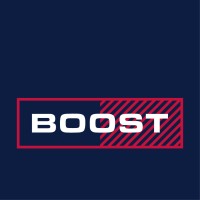 BOOST logo, BOOST contact details