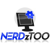 NerdzToo logo, NerdzToo contact details