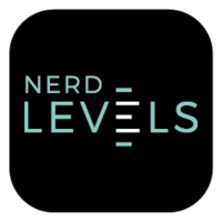 NerdLevels logo, NerdLevels contact details