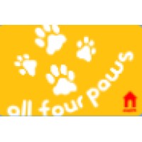 All Four Paws logo, All Four Paws contact details