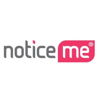 NoticeMe logo, NoticeMe contact details