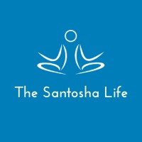 The Santosha Life logo, The Santosha Life contact details