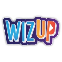 WizUp logo, WizUp contact details