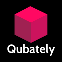 Qubately logo, Qubately contact details