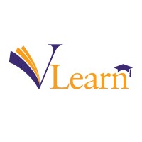 VLearn logo, VLearn contact details