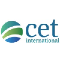 CET International logo, CET International contact details