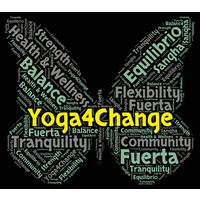 Yoga 4 Change logo, Yoga 4 Change contact details