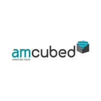 AMcubed logo, AMcubed contact details