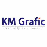 KM Grafic logo, KM Grafic contact details