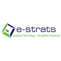 e-strats logo, e-strats contact details