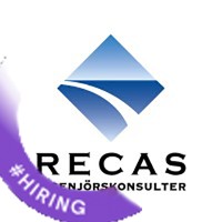 RECAS logo, RECAS contact details