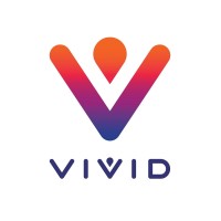 VIVID logo, VIVID contact details