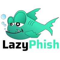 LazyPhish logo, LazyPhish contact details