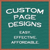 Custom Page Designs logo, Custom Page Designs contact details