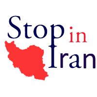 Stop in Iran logo, Stop in Iran contact details