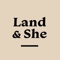 Land & She logo, Land & She contact details