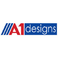 A-1 Designs logo, A-1 Designs contact details