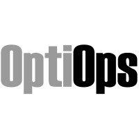 OptiOps logo, OptiOps contact details