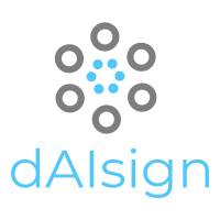 dAIsign logo, dAIsign contact details