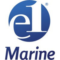 e1 Marine logo, e1 Marine contact details