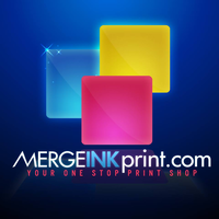 MergeINKprint logo, MergeINKprint contact details