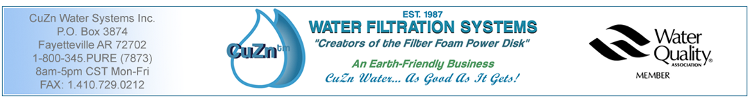 CuZn Water Filtration Systems, Inc logo, CuZn Water Filtration Systems, Inc contact details