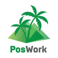 PosWork logo, PosWork contact details