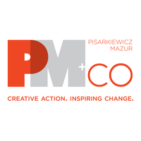 PM+CO logo, PM+CO contact details