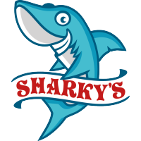 Sharkys logo, Sharkys contact details