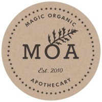 MOA (Magic Organic Apothecary) logo, MOA (Magic Organic Apothecary) contact details