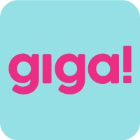 giga! logo, giga! contact details