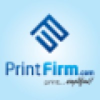 PrintFirm.com logo, PrintFirm.com contact details