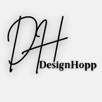 DesignHopp logo, DesignHopp contact details