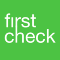 First Check logo, First Check contact details