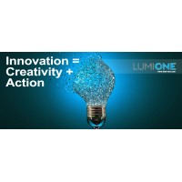 LumiOne logo, LumiOne contact details