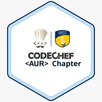 CodeChef AUR Chapter logo, CodeChef AUR Chapter contact details