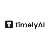 timelyAI logo, timelyAI contact details