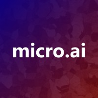 micro.ai logo, micro.ai contact details