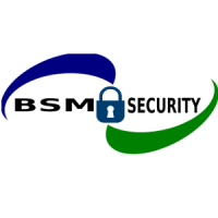 BSM Security logo, BSM Security contact details