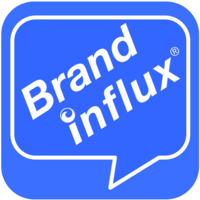 BrandInflux logo, BrandInflux contact details