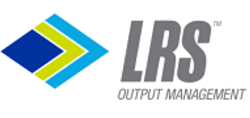 LRS Output Management logo, LRS Output Management contact details