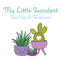 My Little Succulent logo, My Little Succulent contact details