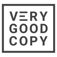 VeryGoodCopy logo, VeryGoodCopy contact details