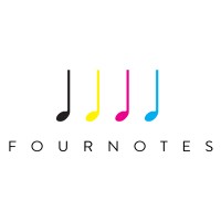 Four Notes logo, Four Notes contact details