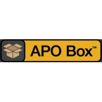 APO Box logo, APO Box contact details