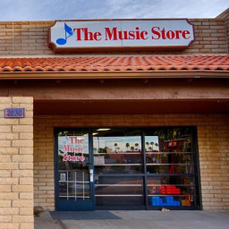 The Music Store logo, The Music Store contact details